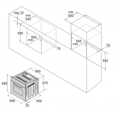 Духовой шкаф Fabiano FBOR 41 Ivory A-25